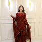 SN-MAROON GHARARA FIT