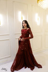 SN-MAROON GHARARA FIT