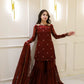 SN-MAROON GHARARA FIT
